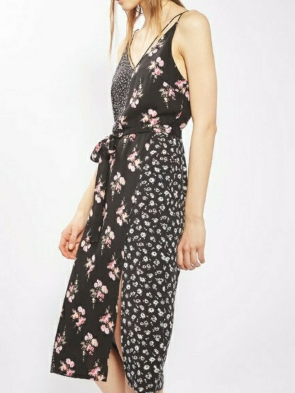 Topshop Floral Print Dress Size 8 NWT